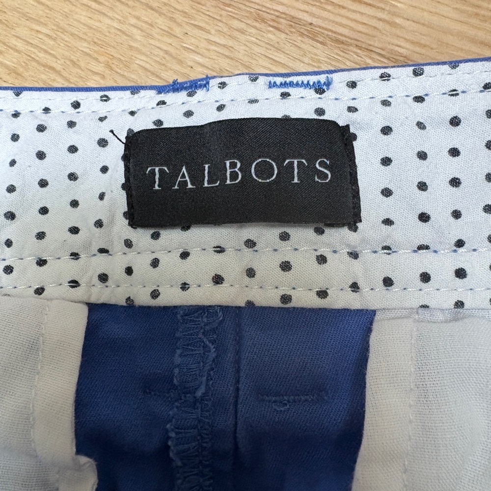 Talbots The Perfect Crop pant size 6 in periwinkle - Picture 7 of 9